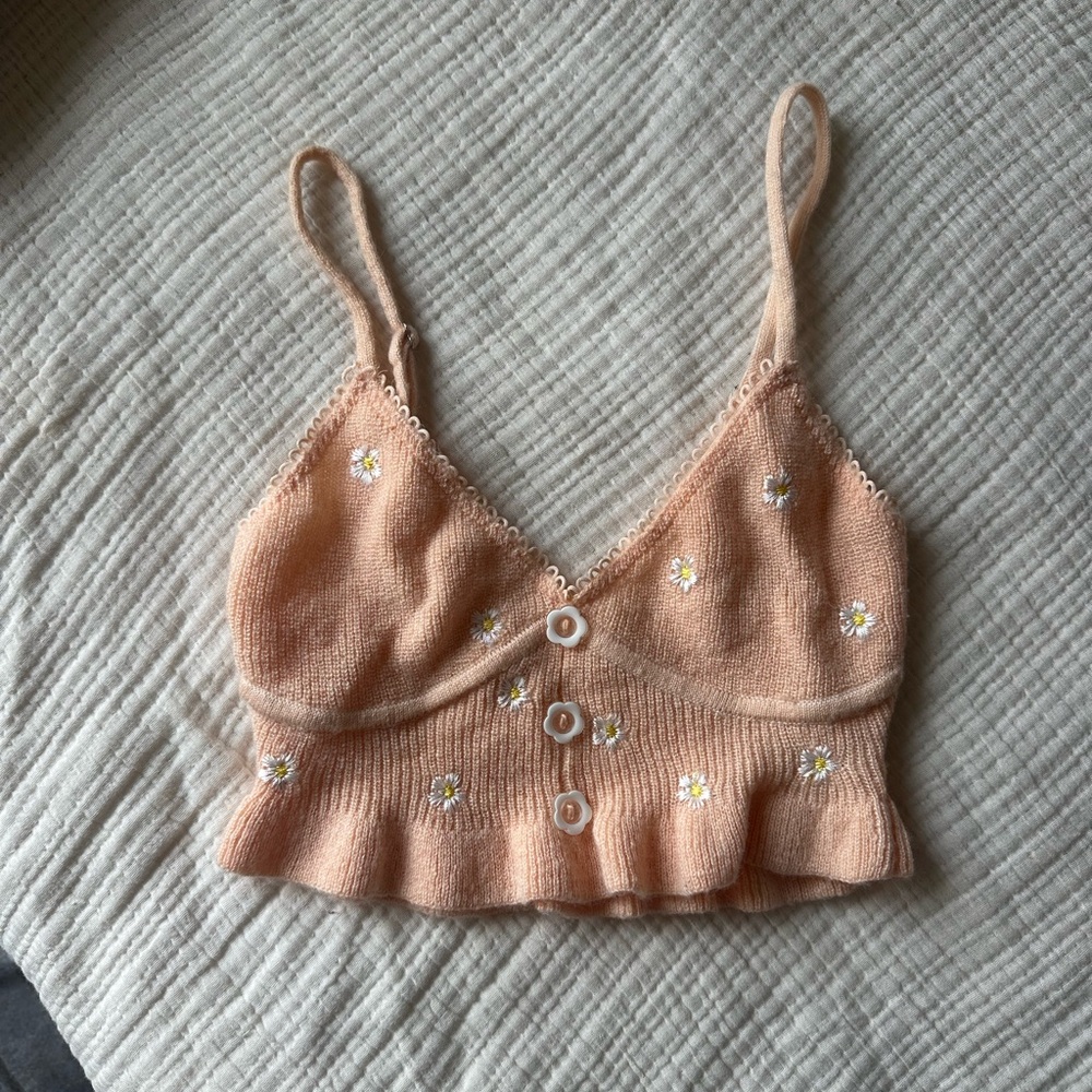 for love and lemon knit floral top